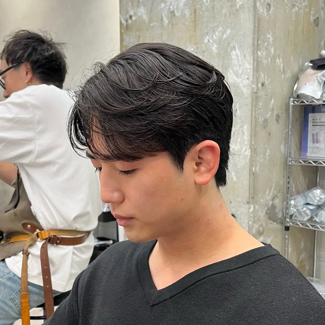 パーマ カット パーマ メンズ特化 タメイシのヘアスタイル