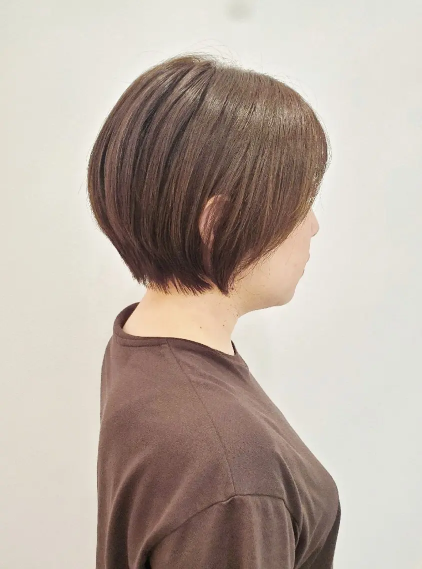 ショート カラー カット ヘアカラー トリートメント ヘッドスパ 齋藤 愛美のヘアスタイル