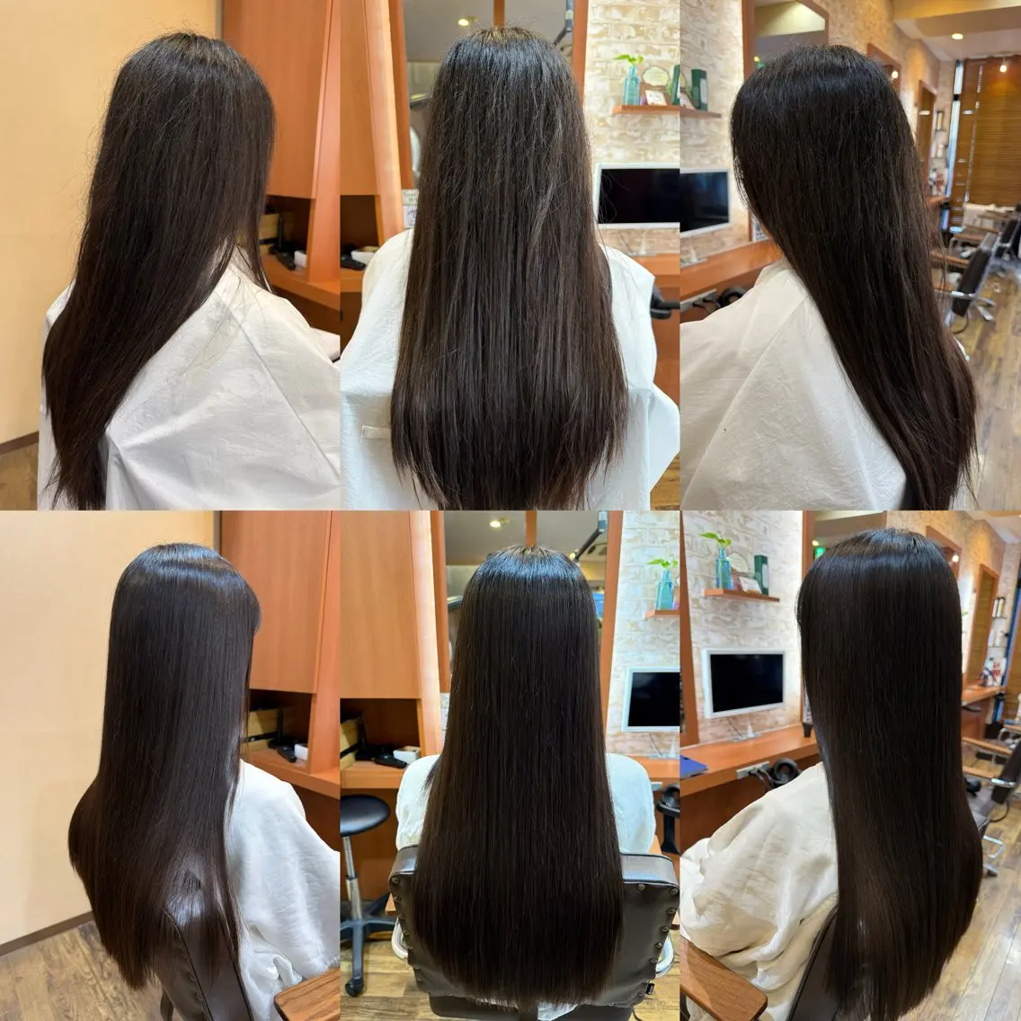 ロング 縮毛矯正 山口 博司のヘアスタイル