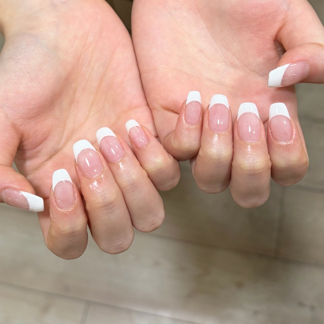 ❕オフなし❕カラーグラデーション　フレンチ75分の写真