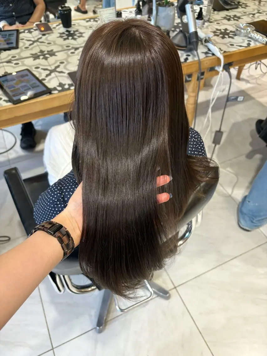 【SET🈹】枝毛カット✂️ ➕髪質改善カラー🎨の写真