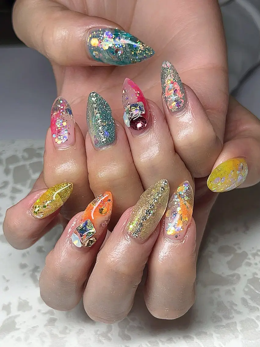 ロング ネイル 持ち込み Lefreak (レフリーク).のネイルデザイン