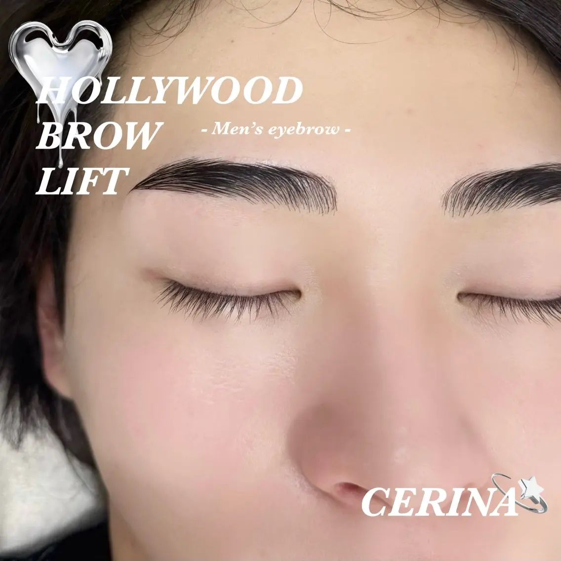 メンズ アイブロウ CERINAmini Mii【博多駅近】のマツエク・マツパデザイン