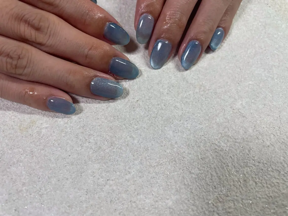 ネイル ジェルネイル 韓国ネイル マグネットネイル メンズネイル パラジェル ハンドネイル kiki nail &brow二子玉川のネイルデザイン