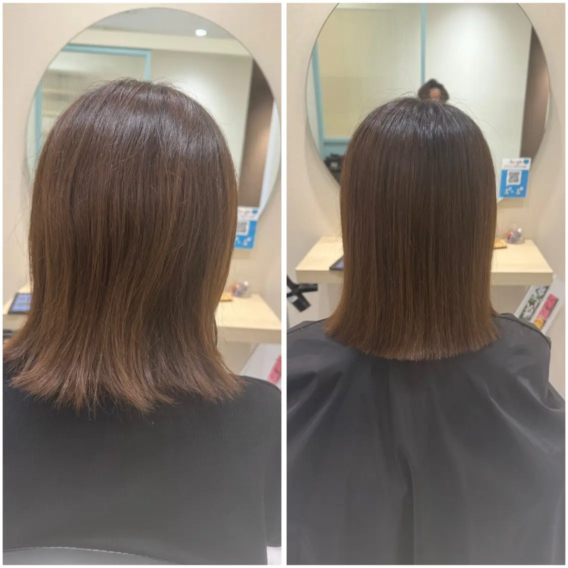 ミディアム 縮毛矯正 トリートメント 丹野 圭太のヘアスタイル