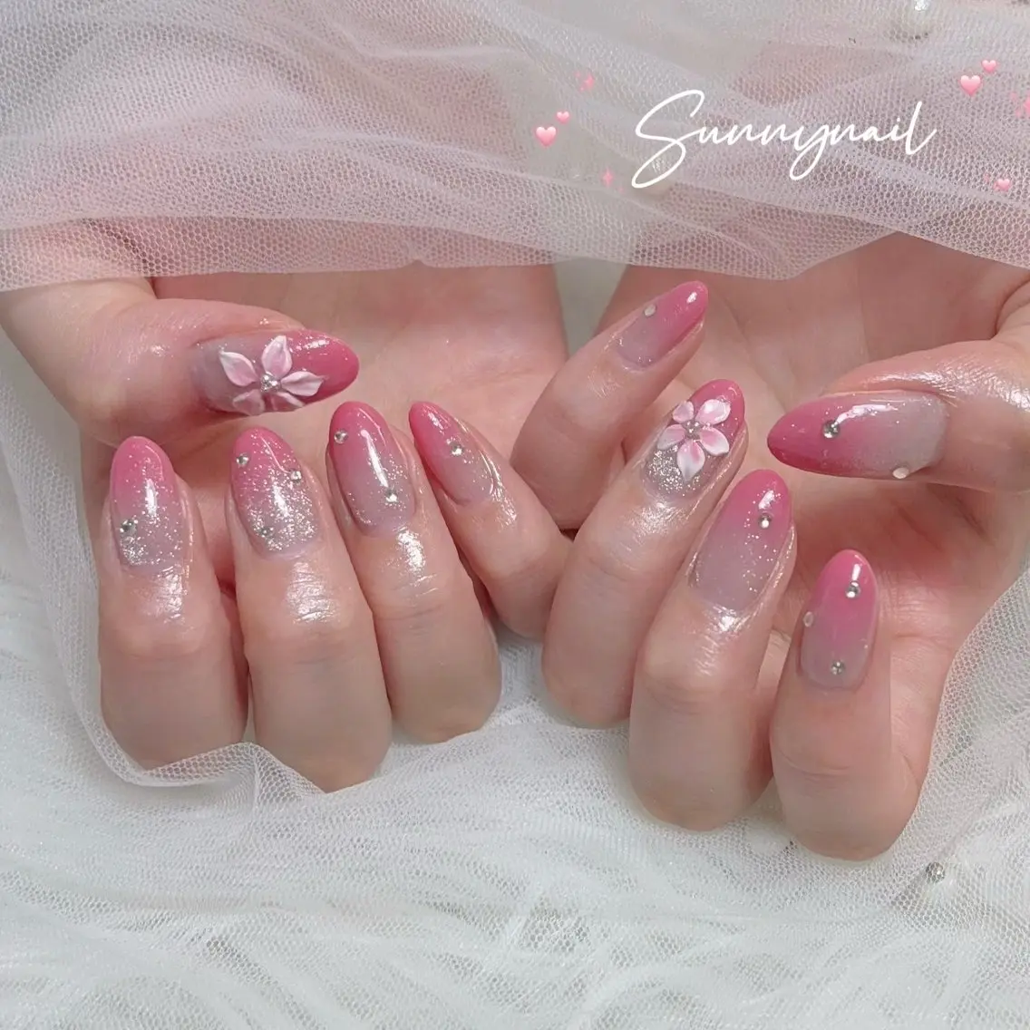 ネイル ハンドネイル ハンドケア sunnynail 小桃のネイルデザイン