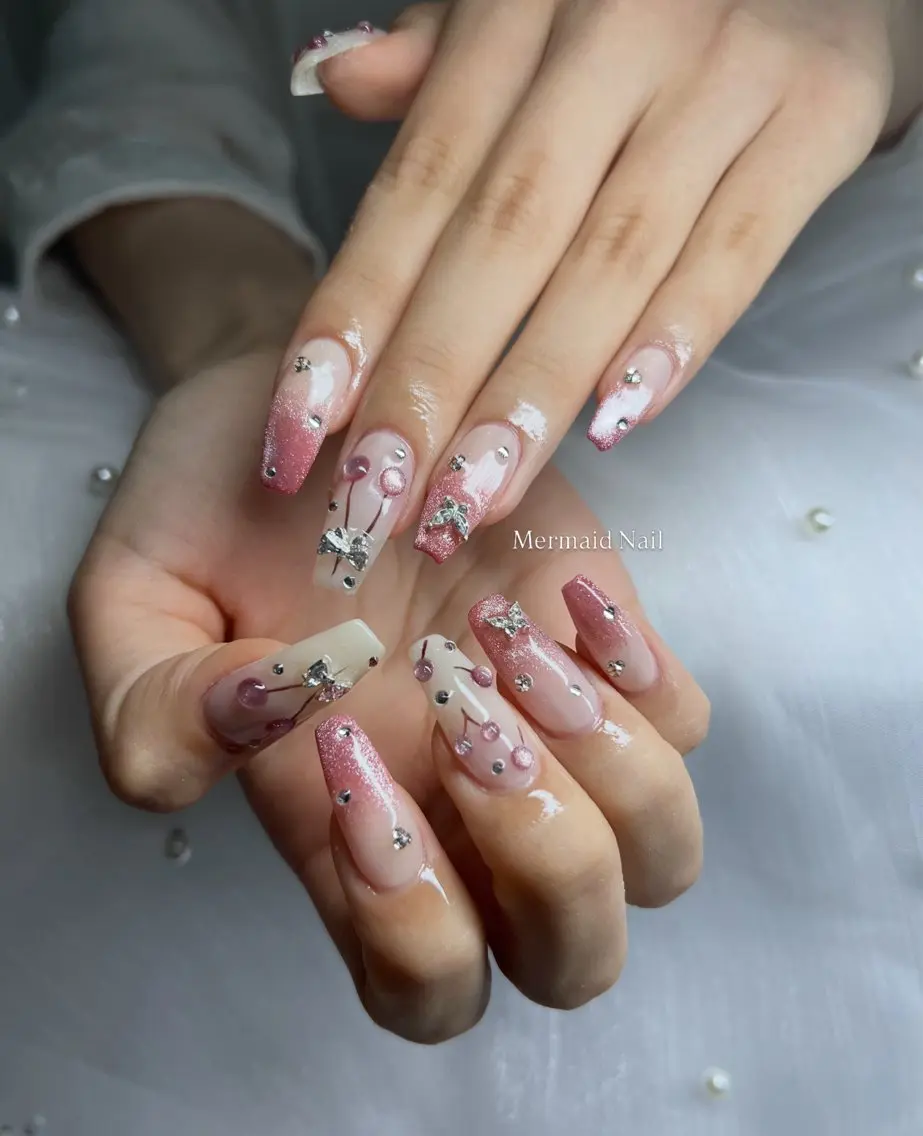 ネイル ハンドネイル Mermaid Nail / りりかのネイルデザイン