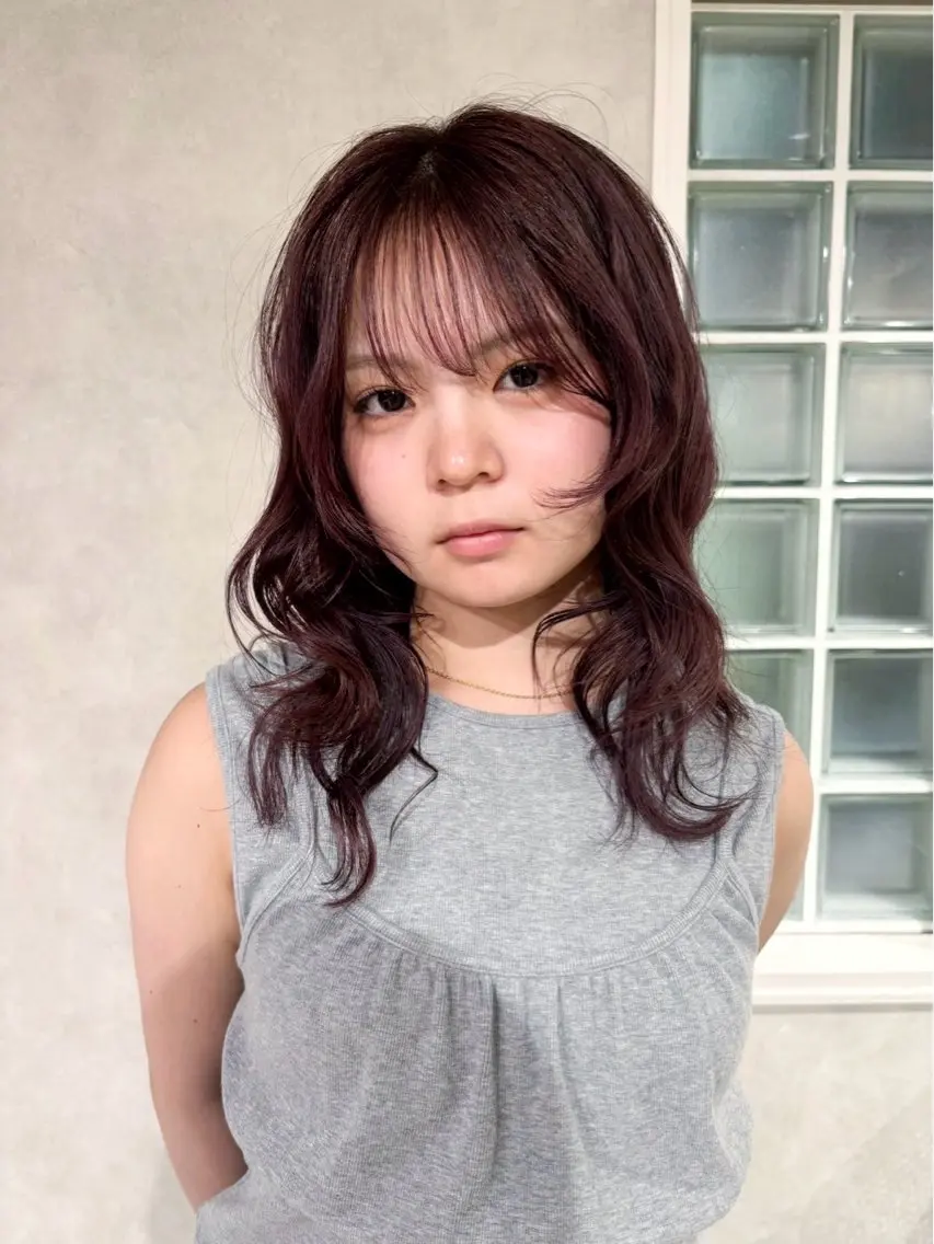 ロング カット ヘアカラー アンニュイlayer ／yuzu🪞🩶のヘアスタイル