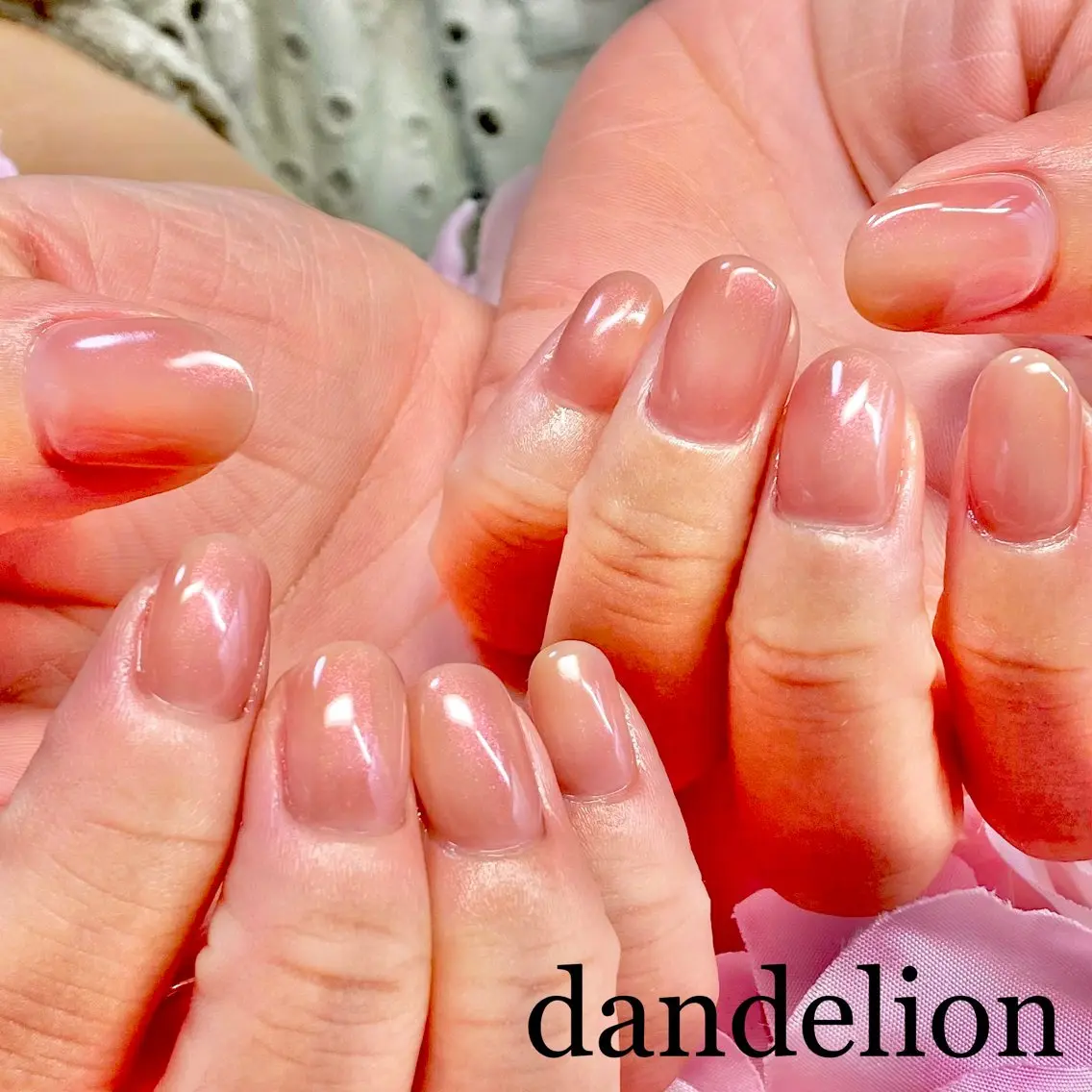 ネイル ハンドネイル ハンドケア dandelion ダンデライオンのネイルデザイン