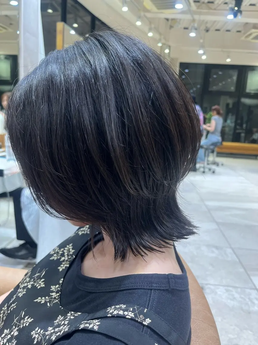 ショート ボブ／レイヤーモデル 募集中🫧ゆい🌼のヘアスタイル