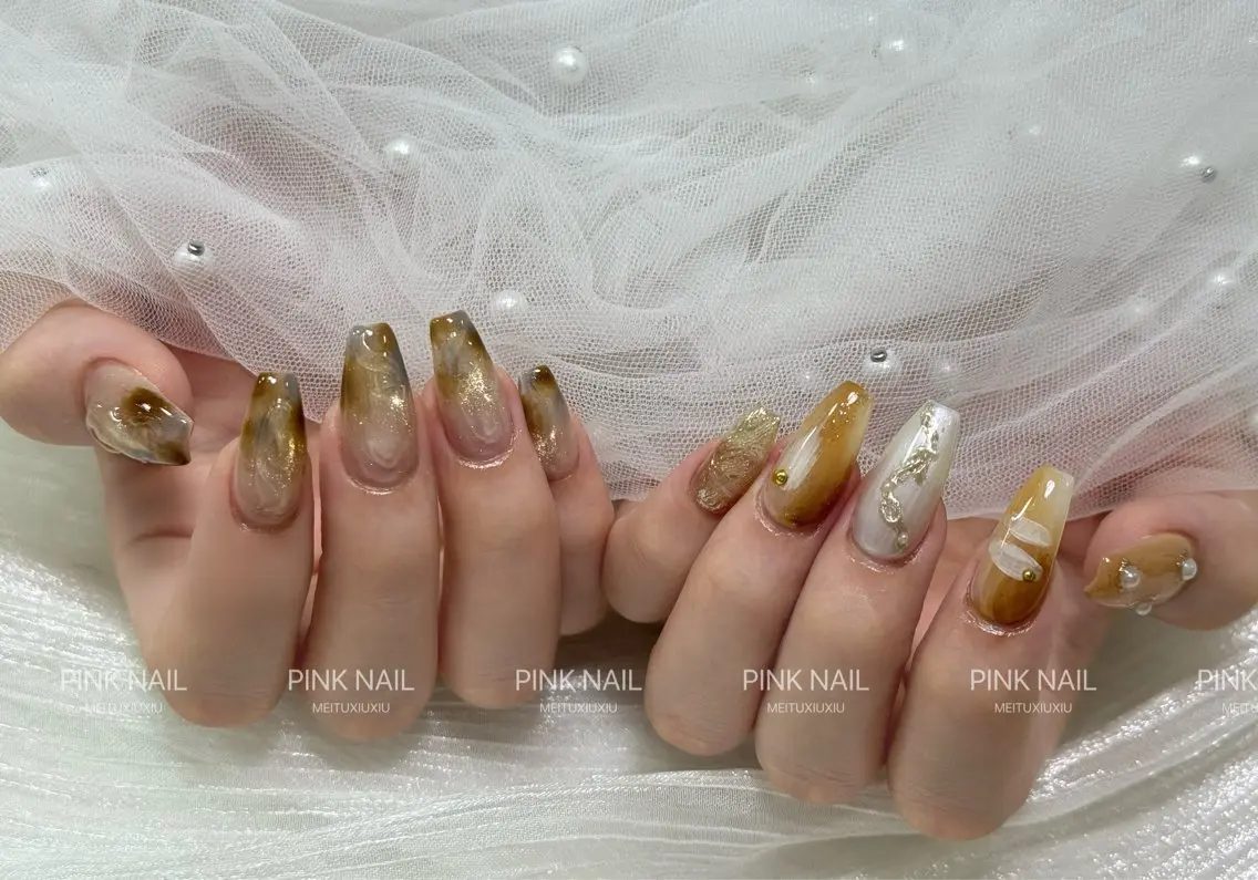 ネイル ハンドネイル pink nailのその他イメージ