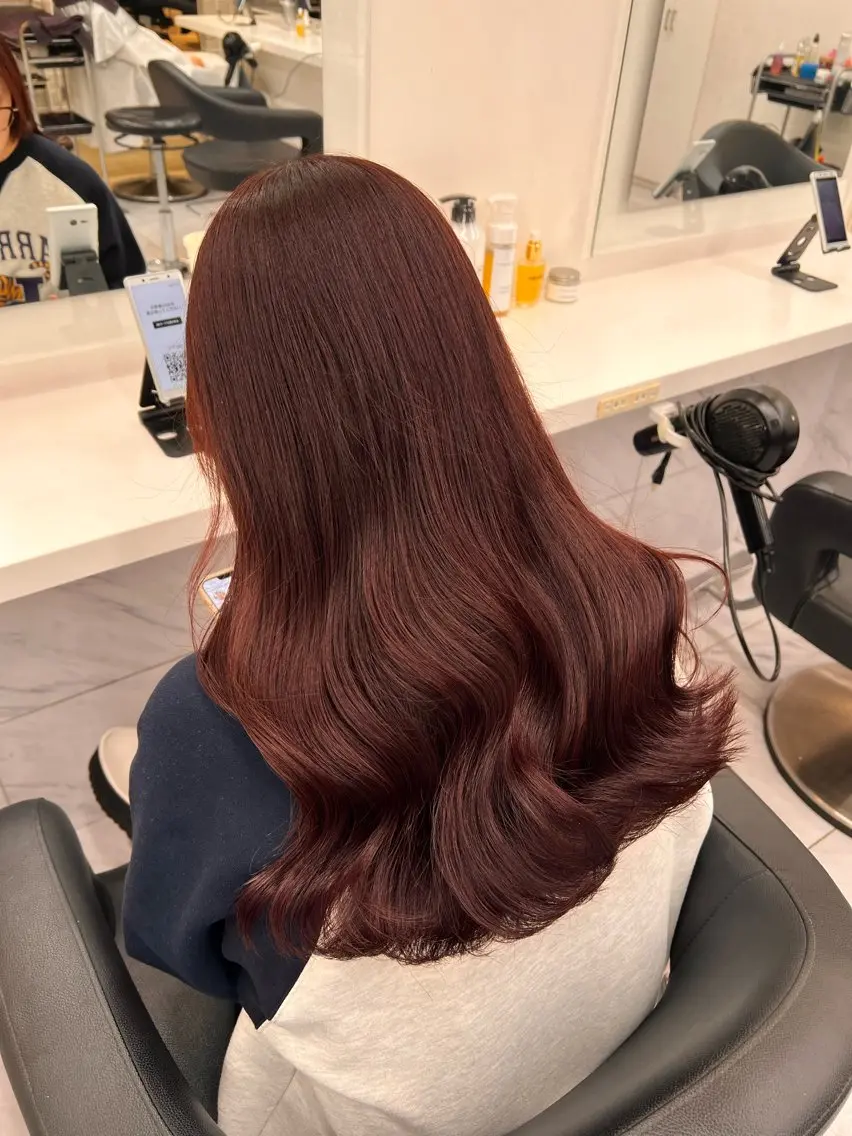 ロング カラー 💖札幌カラー 指名No.1💖玲奈のヘアスタイル