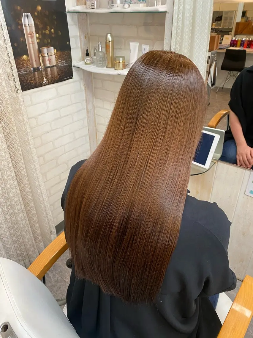 ロング カット トリートメント 木場 真愛耶のヘアスタイル