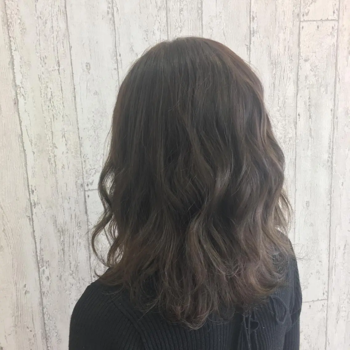セミロング カラー ハイライトカラー ハイライト Kaede .のヘアスタイル