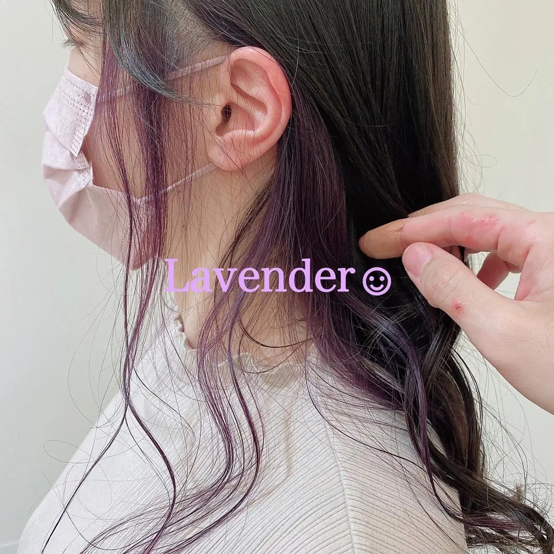 ロング カラー ラベンダーカラー 縮毛矯正職人/艶髪 ✨️村上 渉のヘアスタイル