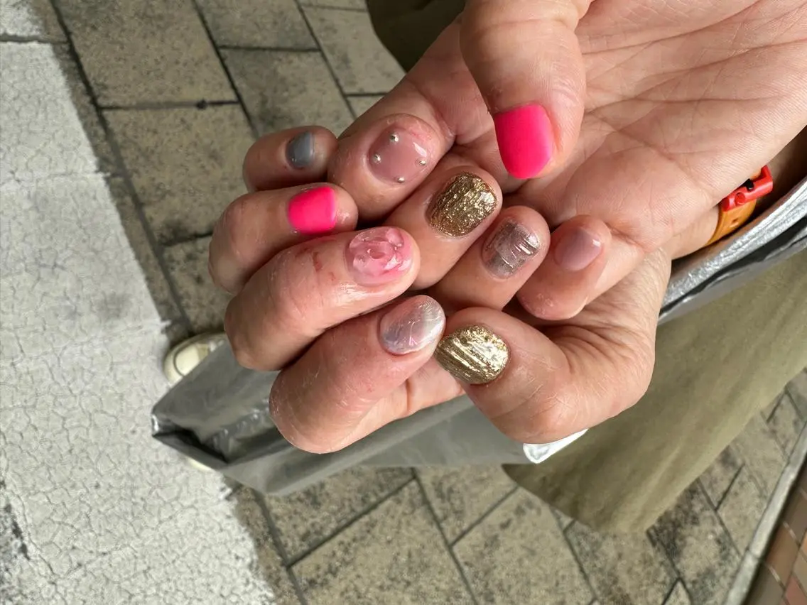 ネイル ハンドネイル nailsalon ∞ ﾐｶﾅﾙ ∞のネイルデザイン
