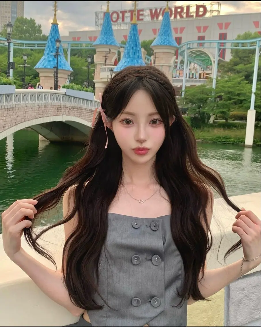 ロング カラー パーマ ヘアアレンジ メンズ 上品＆韓国風 🥀海心🥀のヘアスタイル
