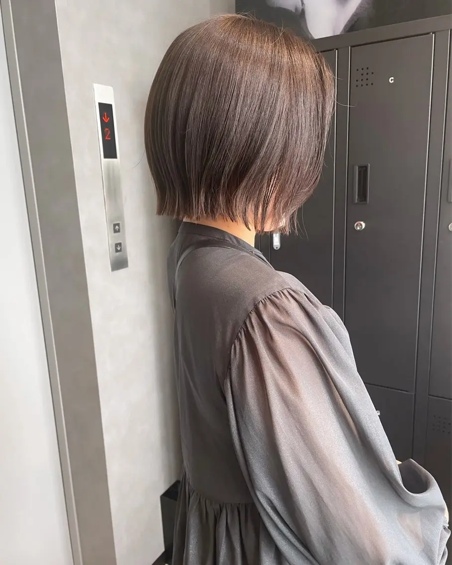ショート カット ヘアカラー トリートメント MAI /BUCKS/天王寺のヘアスタイル