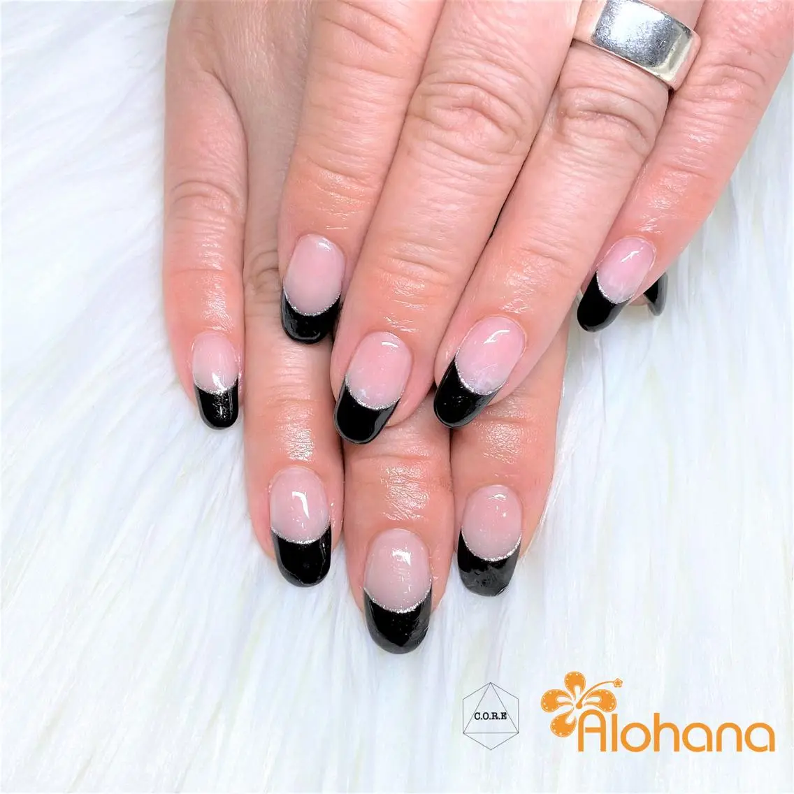 ネイル フレンチネイル Alohana Minaのネイルデザイン