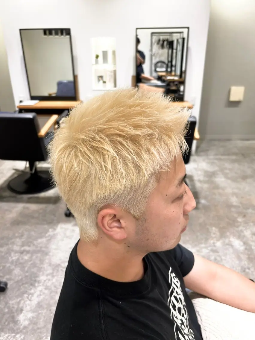 ショート カラー メンズ ショートヘア (Lenis) takutoのヘアスタイル