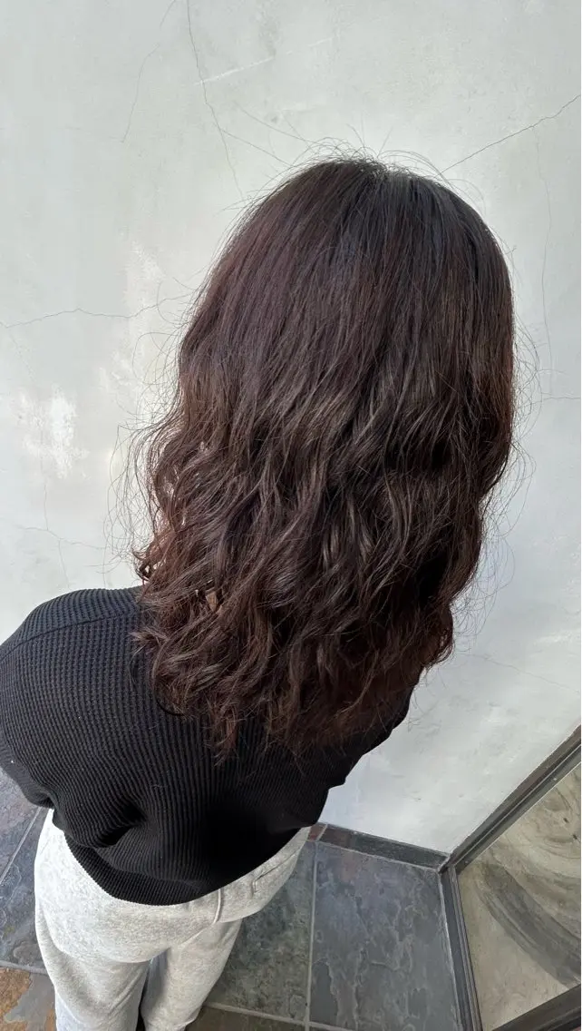 ミディアム ミディアムパーマ Mao 🎀bob Oliveカラー🌿のヘアスタイル