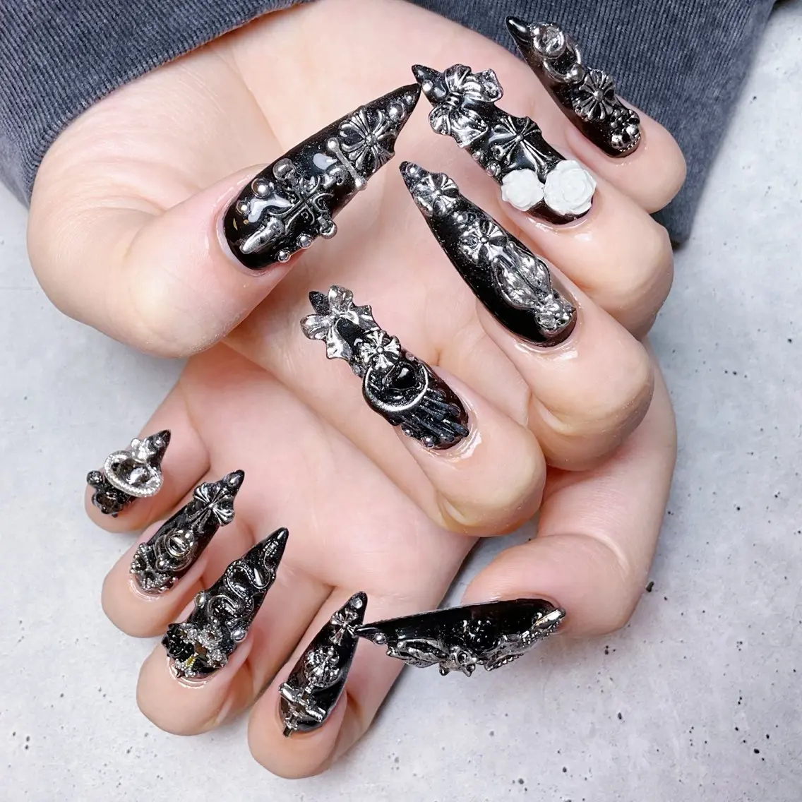 ネイル ハンドネイル 🍭Yun nail hyejin🌸のネイルデザイン