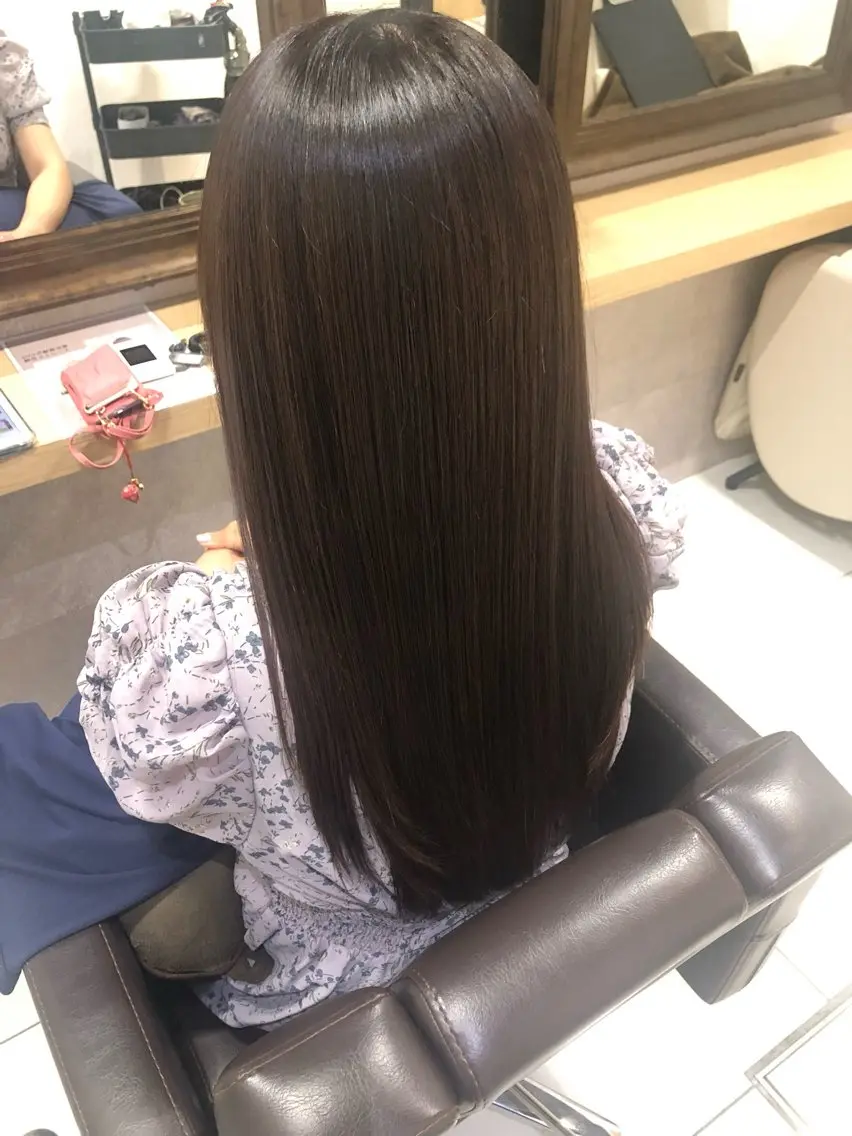 Sins式髪質改善ストレートの写真