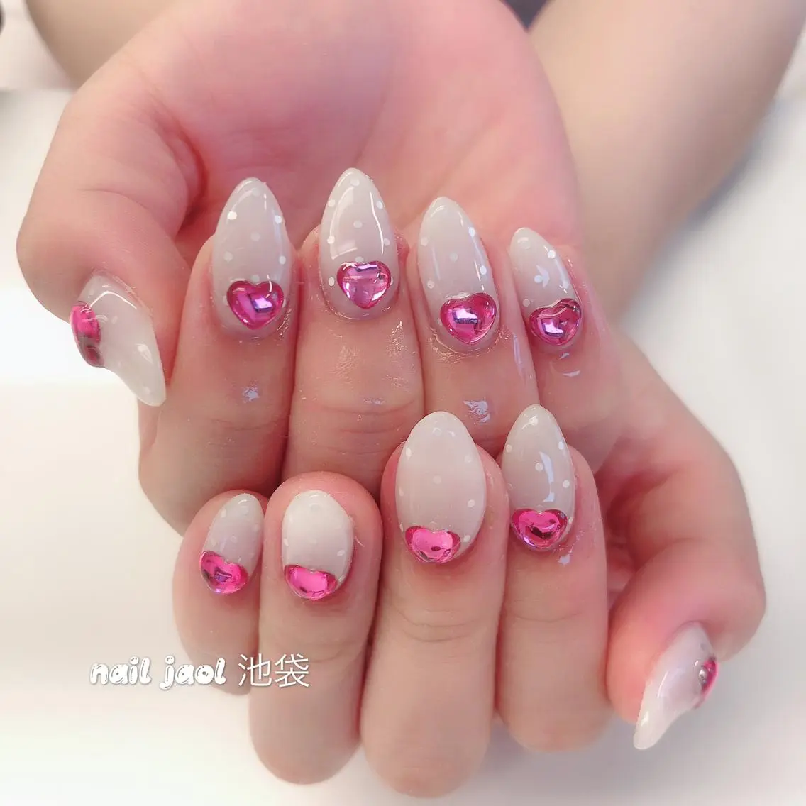 セミロング ネイルJaol 池袋のネイルデザイン