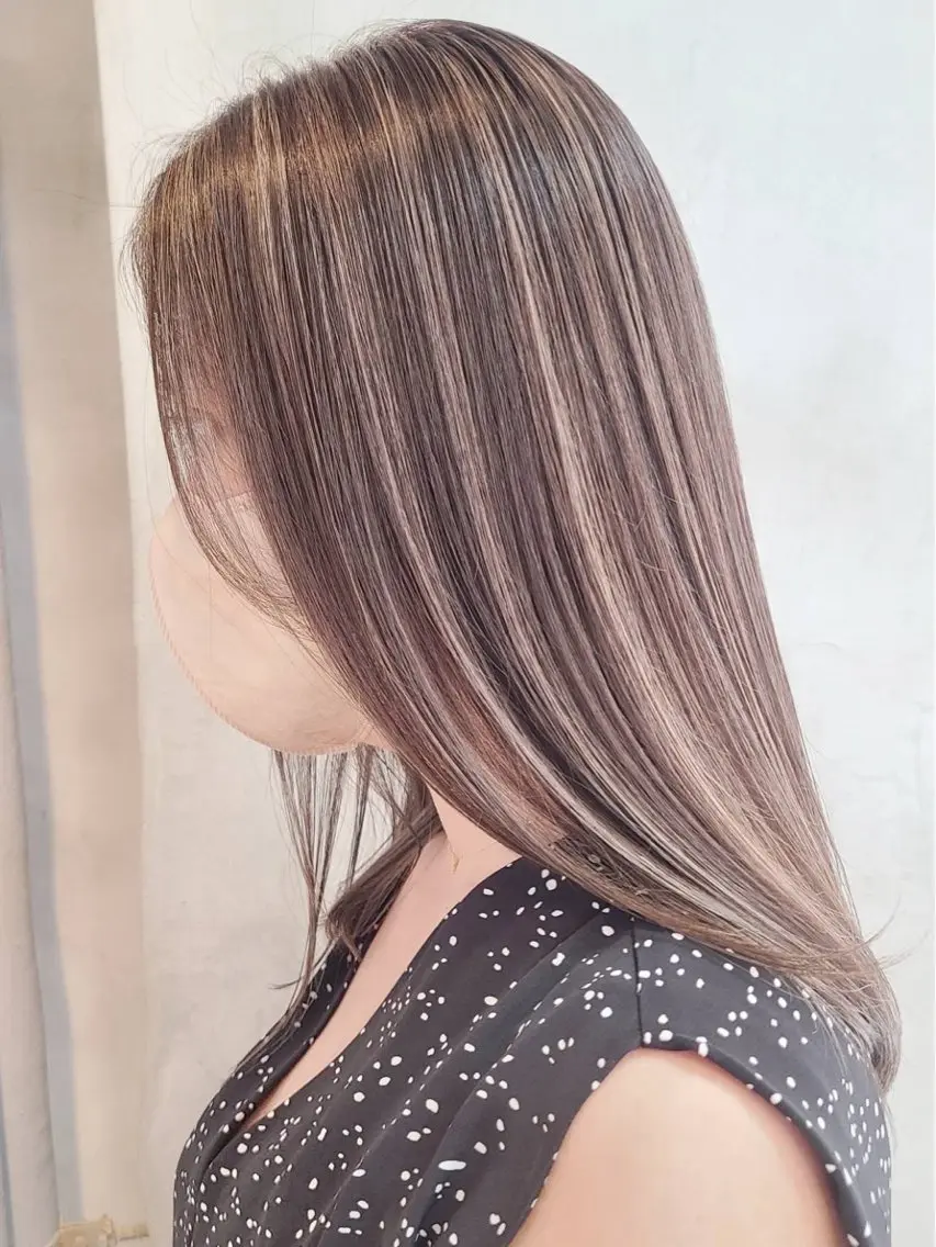 [イチオシメニュー❗️]カット✂︎＋カラー🎨＋トリートメント✨の写真