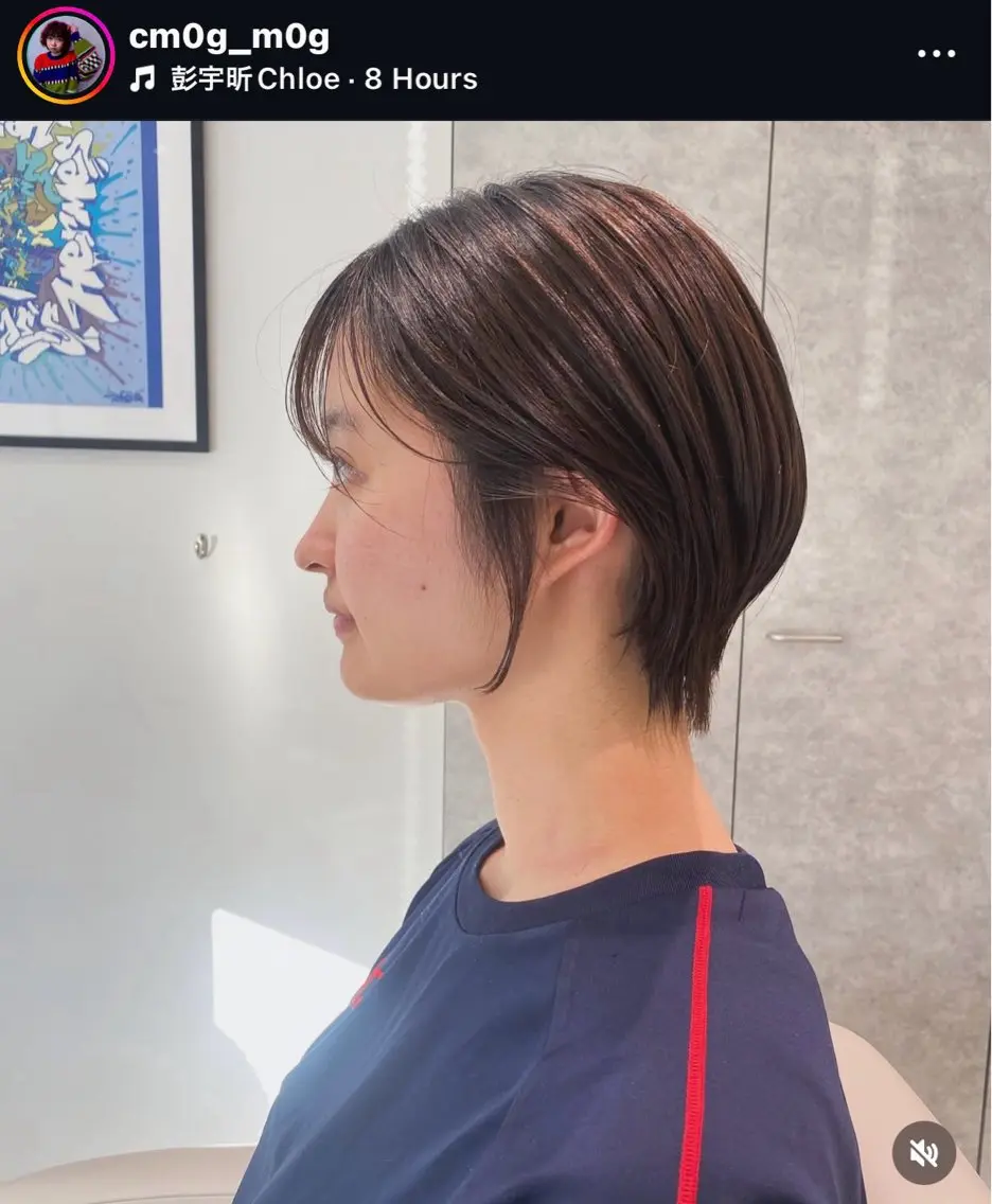 ショート ショートボブ ボブ ショートヘア カット スギヤマチヒロ /抜け感/パーマのヘアスタイル