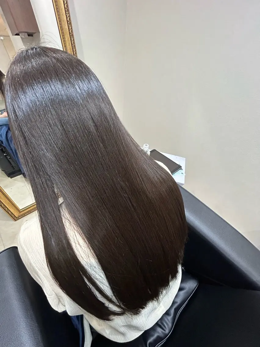 ロング カット ヘアカラー トリートメント ヘッドスパ 髪質改善サロン🌈 fee北千住　盛田のヘアスタイル