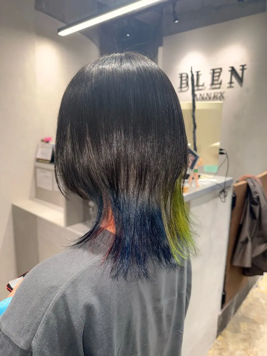 カラー ヘアカラー ルシ🎨/ハイトーン デザイン/個性派のヘアスタイル