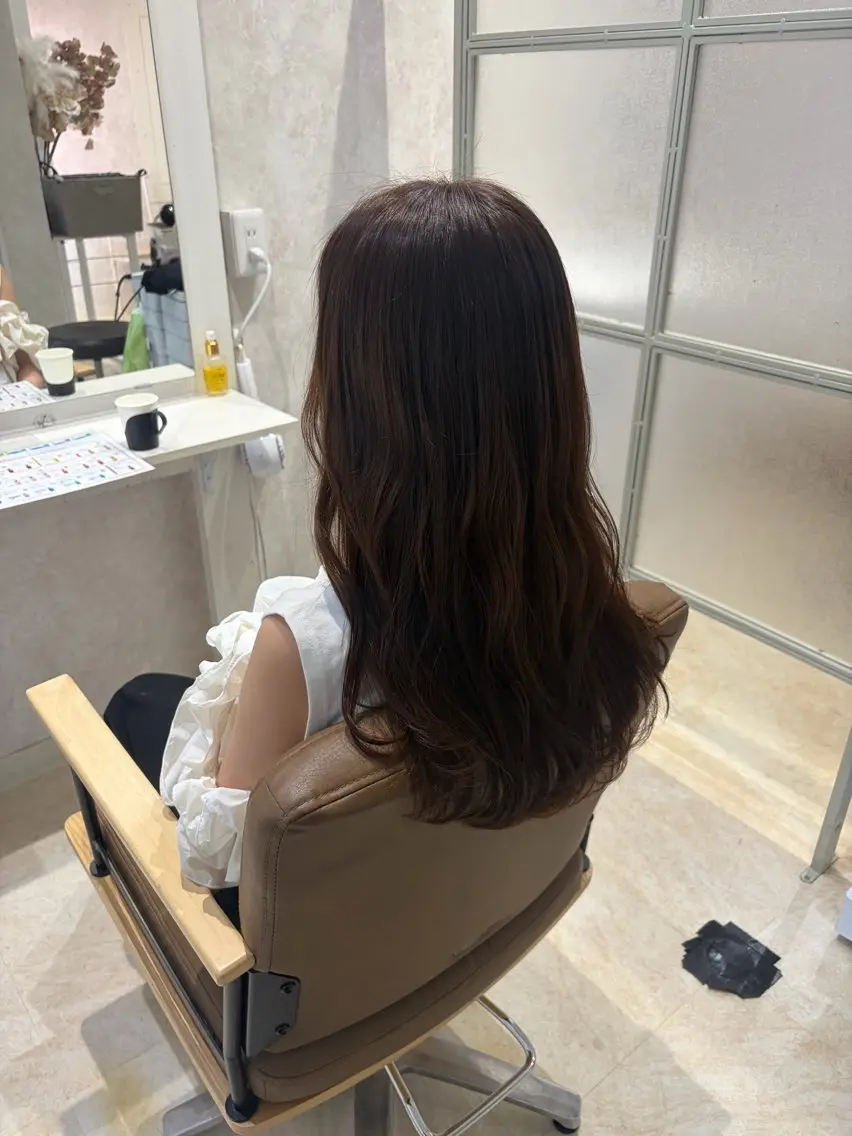 ミディアム カラー カット ヘアカラー トリートメント 💙まこと💙艶 カラー(Rico)のヘアスタイル