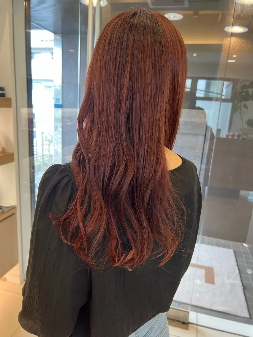カラー ヘアカラー ヘッドスパ/ 鎌倉 アズサのヘアスタイル