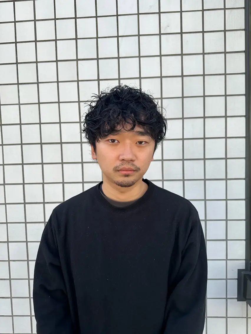 パーマ メンズ 似合わせカット /パーマ岡本淳平のヘアスタイル