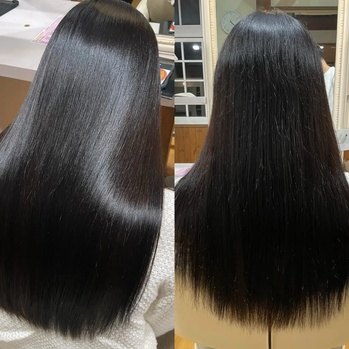 【✨さらなる艶髪へ✨】縮毛矯正+marrb+艶髪シルクトリートメントの写真