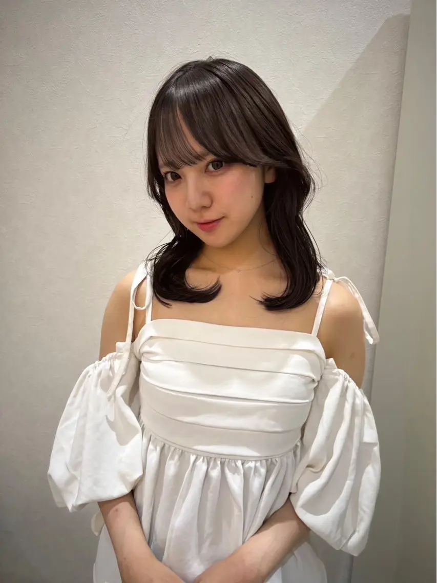 ミディアム レイヤーカット カット balance.赤田 蒼空のヘアスタイル