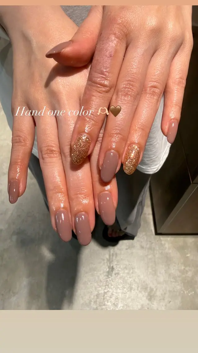 ネイル ワンカラーネイル ungu  Ami 🎀✨️のネイルデザイン
