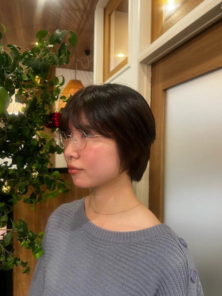 ミディアム カラー ヘアカラー コバヤシ ユメのヘアスタイル