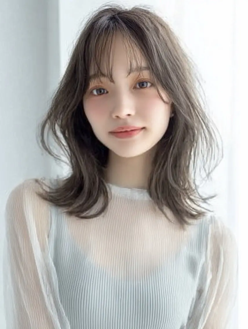 ロング 縮毛矯正 絶対綺麗な暖色カラー 🎯あります✨増渕✨のヘアスタイル