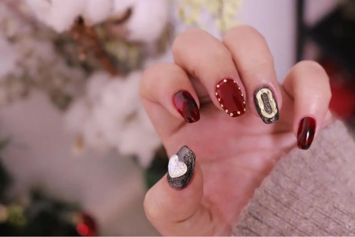 ネイル オーロラネイル 長さ出し ジェルネイル 韓国ネイル 持ち込み ハンドネイル MH Nailのネイルデザイン