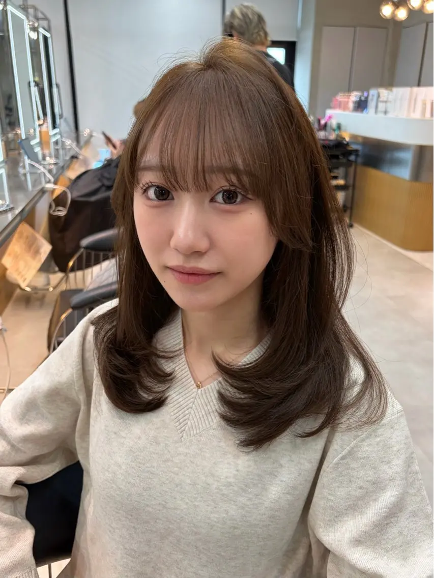 ミディアム 【激安ご案内中】🫧 モモハ🫧 /博多のヘアスタイル