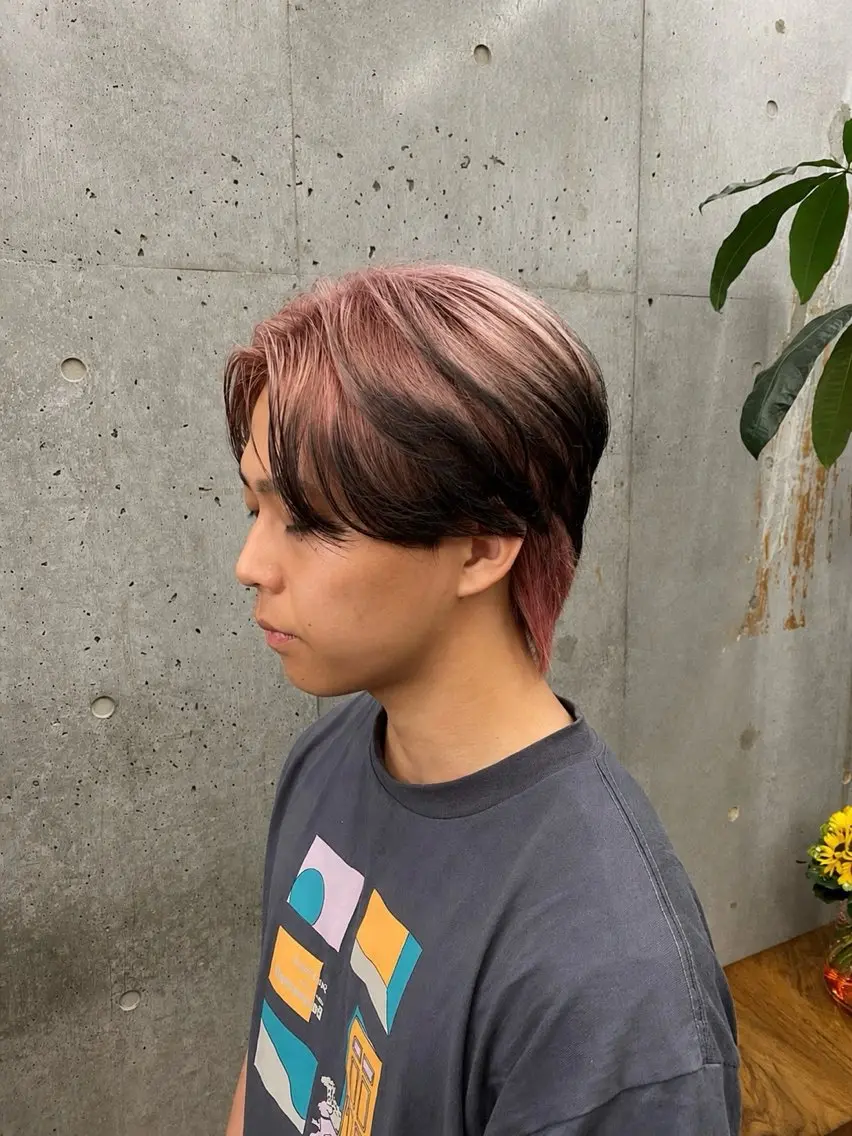 カラー メンズ 🌈艶ハイトーン特化 🌈NOZOMUのヘアスタイル