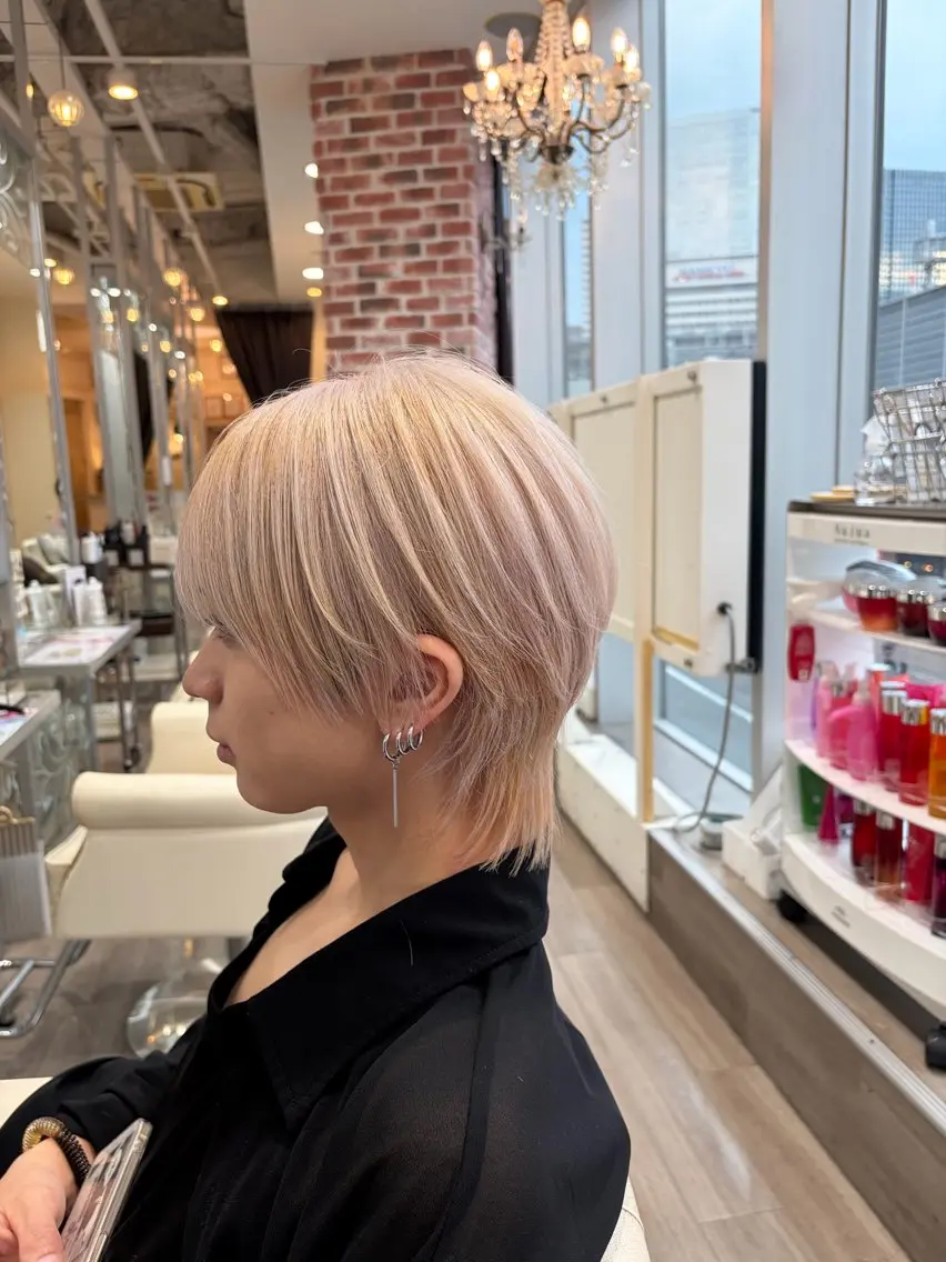 カラー メンズ メンズブリーチ ブリーチ カット ヘアカラー トリートメント ✨似合わせ特化美容師 WILL上村　拳吾のヘアスタイル