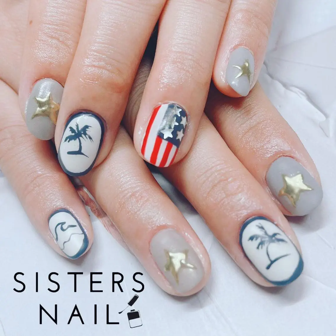 ネイル アートネイル キラキラネイル 春ネイル 冬ネイル sisters nail.fのネイルデザイン