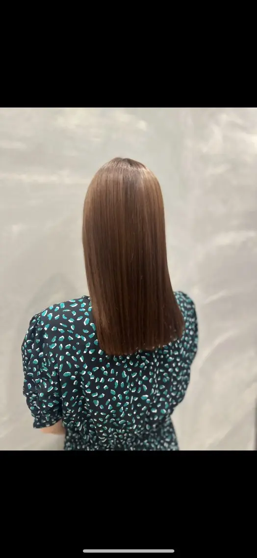 セミロング 縮毛矯正 トリートメント 🦋モデル募集中 🦋　Misatoのヘアスタイル