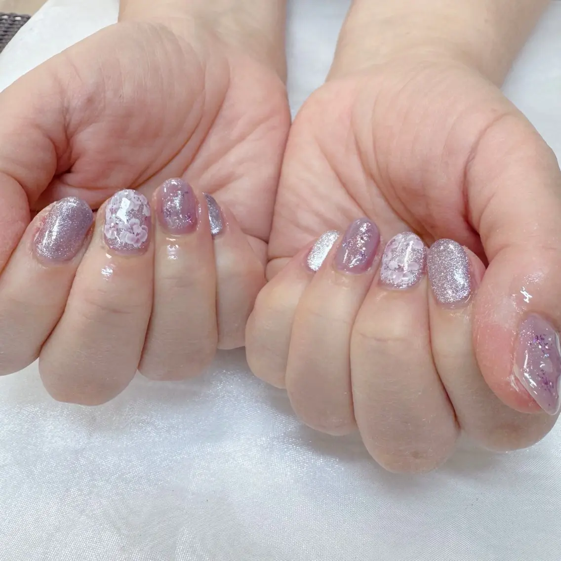 ネイル マグネットネイル オフィスネイル maruyasu. yのネイルデザイン