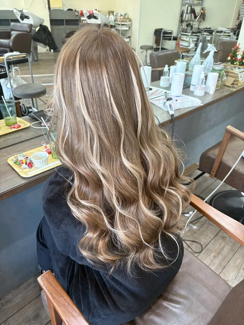 ロング カラー カット ヘアカラー トリートメント WEST OLAND加藤圭介のヘアスタイル