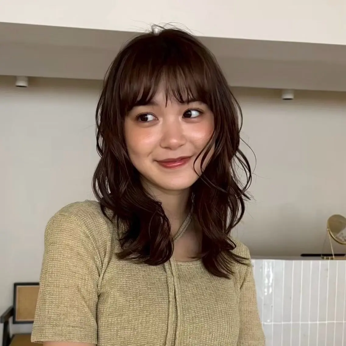 パーマ morita yunaのヘアスタイル