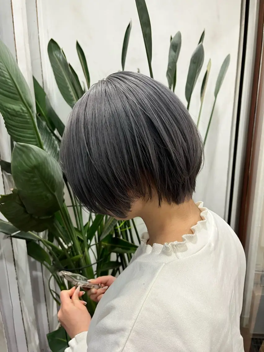ショート カラー インナーカラー ヘアカラー トリートメント ヘッドスパ 🫧ハイトーン/ ブリーチ🫧白石航汰のヘアスタイル